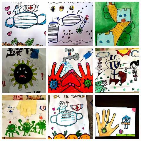实践提升素质，童心战胜疫情-枣坪小学一年级（3）班综合实践作业展示