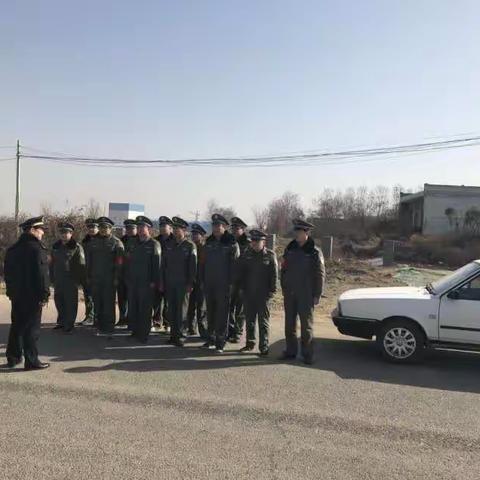 渭北执法分局对园区主干道路及各入驻企业进行环境治理巡查工作