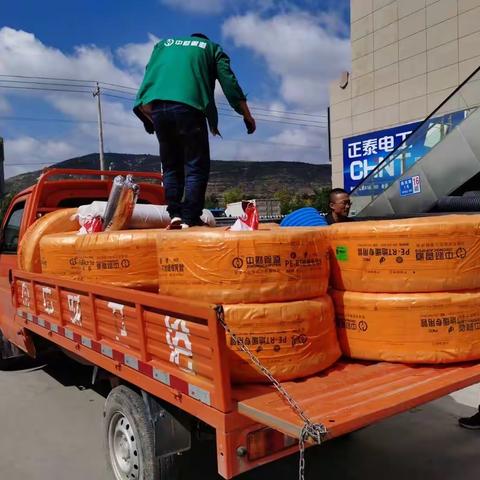 中财管道定西运营中心，本周配送图片集锦🚚好管道用中财，管你一生无忧。中财管道中财服务❤️