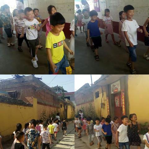 郭村育苗幼儿园大班孩子参观并体验小学生活半日活动。