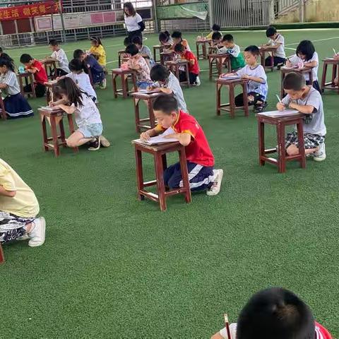 荣众学校一二年级语文争优活动