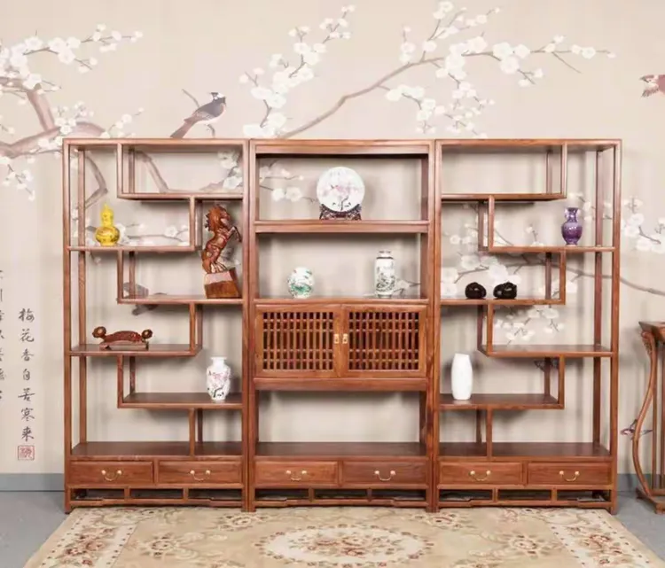 刺猬紫檀博古柜系列