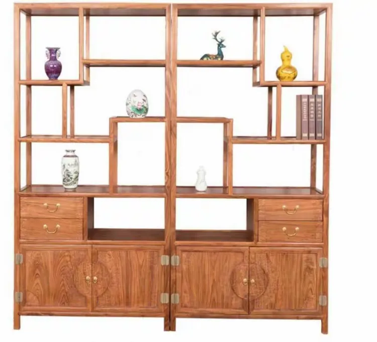刺猬紫檀博古柜系列