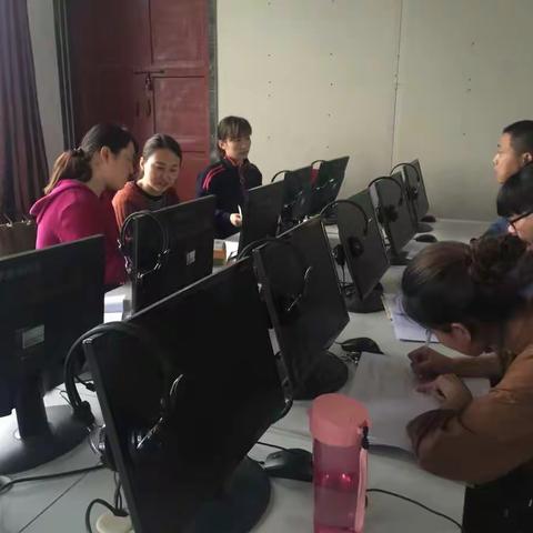 高陵区张卜中心校五六年级英语集体备课活动