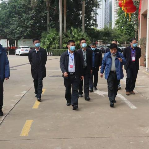 省卫生健康委陈少仕副主任一行到海口市120急救中心指导新型冠状病毒感染肺炎疫情防控工作