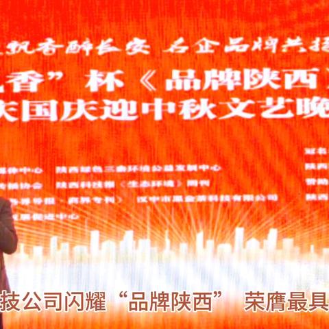 汉中市黑金茶科技有限公司闪耀“品牌陕西” 荣膺“最具影响力企业”桂冠