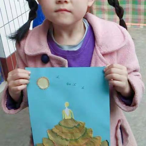 《留住秋天，定格美丽》––固新中心幼儿园树叶贴画活动记实
