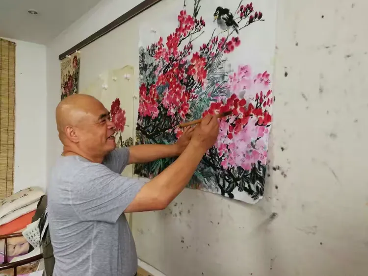 名家专访ll资深媒体人王志超拜访中国当代花鸟画家孙功业先生