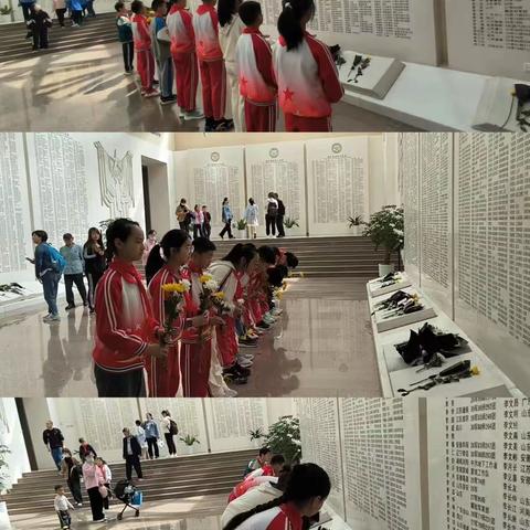 又是一年清明时    缅怀先烈寄哀思   ——长丰县北城力高学校六年级(6)班