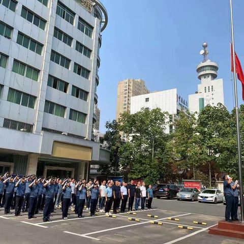 喜迎二十大，奋进新征程—— 区交通运输局“七一”举行“礼敬国旗、国歌、英雄”主题升旗仪式