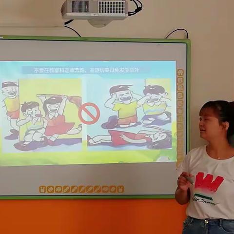 古塔镇中心幼儿园开学第一课，安全来启航！