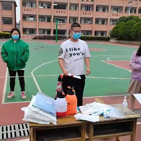 敬南镇中心小学开展核酸检测培训