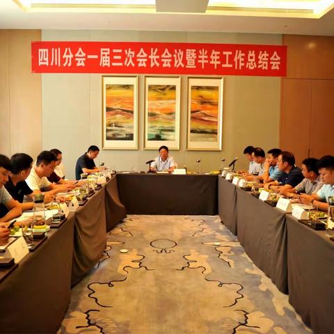 四川分会一届三次会长会议暨半年工作总结会