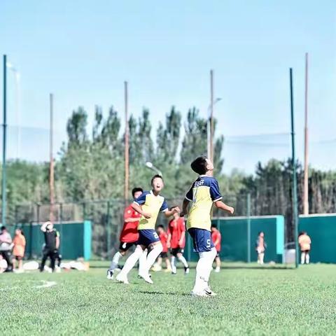 击败对手，晋级八强，昌平区初二年级男子组精英足球队再传捷报