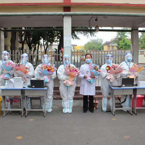 护士节快乐! ——兴隆庄煤矿学校师生为核酸检测一线的她们送上节日祝福