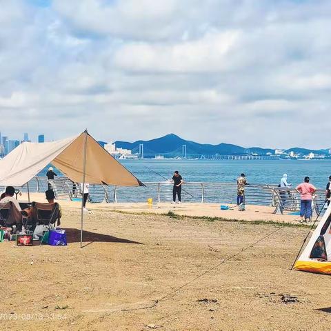 夏日的小平岛海边