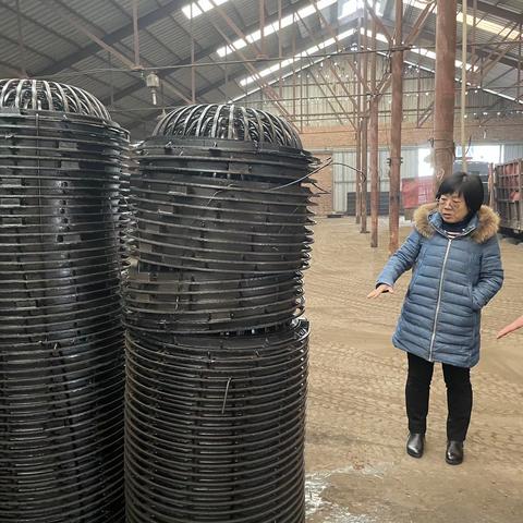 商务局工作人员调研我市新增备案企业武安市耀增铸造有限公司