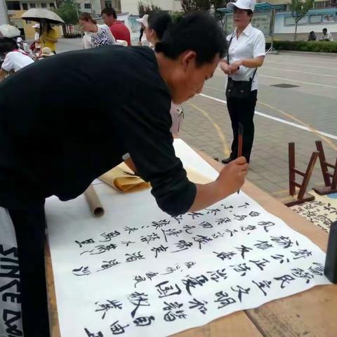 2017永寿校园文化艺术节 ------书法、科技剪影