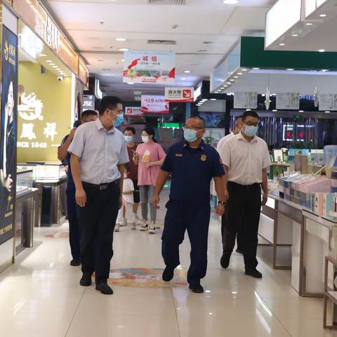昌邑大队开展人员密集场所消防安全夜查行动