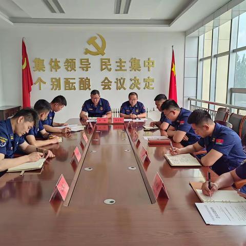 昌邑大队召开专题党委会部署专项行动