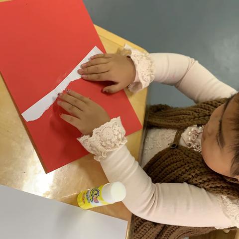 康康三班剪纸-雪花