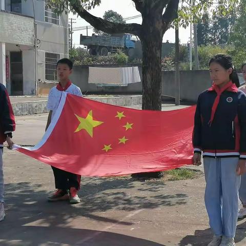 新学期，新征程－－柏祥镇柏祥小学第一次升旗仪式