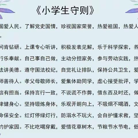 行为规范，规范行为——团瓢庄乡提举庄中心小学开展规范守则教育实践活动记录