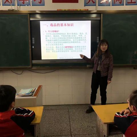 远离毒品 亲近美好人生—桃花仑小学禁毒宣传主题班会进校园