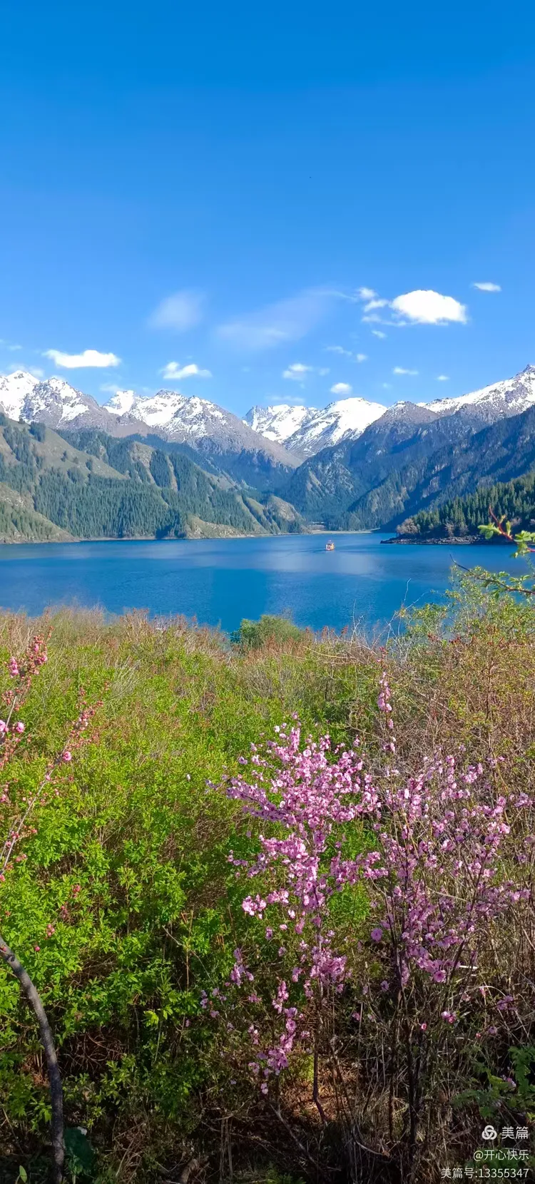 景点新疆天山天池