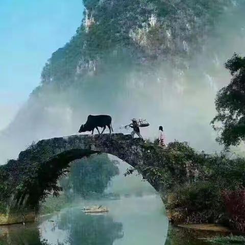 禅语体悟：空手把锄头，步行骑水牛