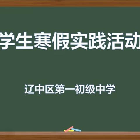 辽中区一中假期学生实践活动