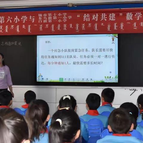 【携手共建促发展】锡市第六小学与锡市第十小学、东乌旗第一小学、白旗第一小学开展“结对共建”数学学科教研活动