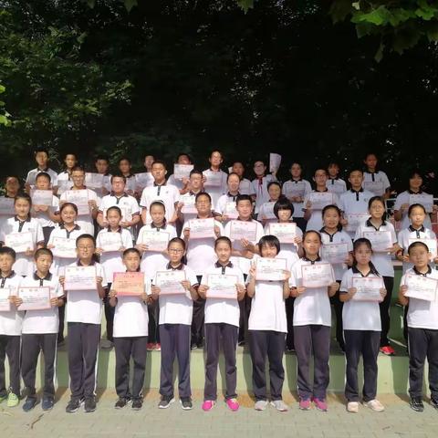 稻庄实验七年级五月份优秀团队及个人表彰