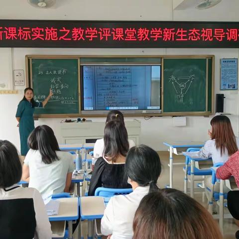 学习新课标，促进“教—学—评”一体化——温泉二小新课标实施之教学评课堂教学新生态视导调研活动