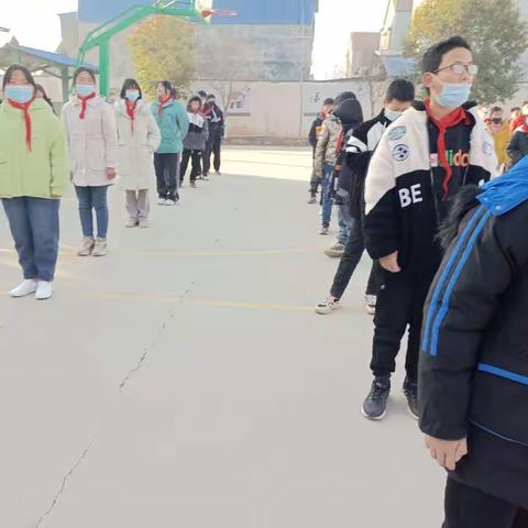 李原乡尹庄小学2023年2月20日升旗仪式