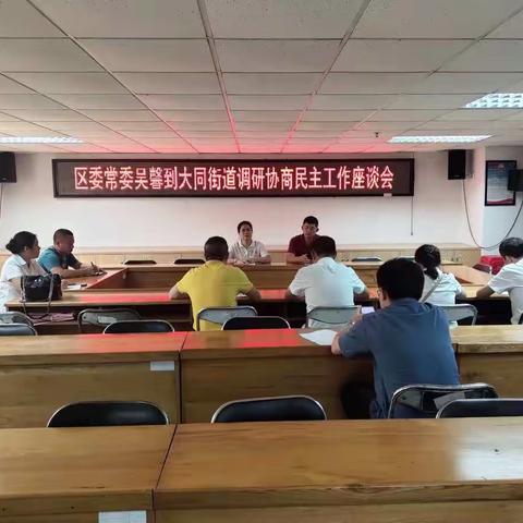 区委常委吴馨检查指导我区基层协商民主建设试点工作