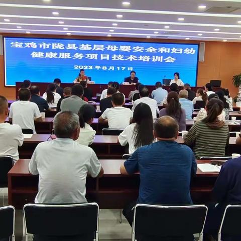 保安全、提质量、强能力、促规范 ——陇县举办2023年基层母婴安全和妇幼健康服务项目专项技术培训会