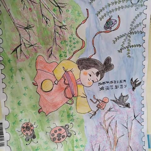 藏在邮票里的春色