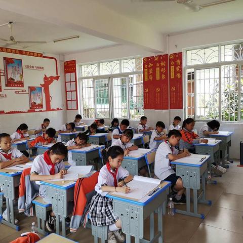 宜州区德胜镇中心小学2019年国家义务教育质量监测掠影