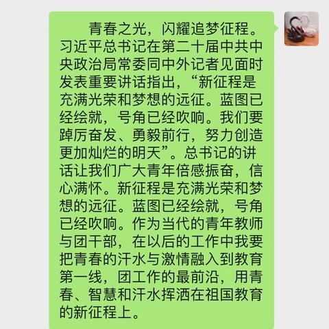 团员青年学习贯彻党的二十大精神座谈会——潮阳侨中