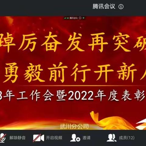 武川邮政分公司2023年工作会