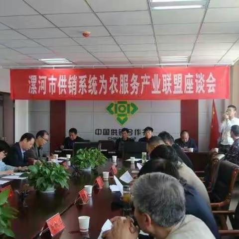 漯河市供销社系统为农服务产业联盟座谈会在我区召开