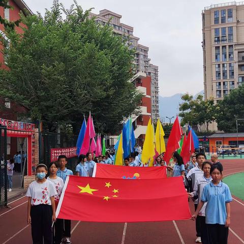 丹桂飘香精神爽，廿四节气来竞技——记文成县实验中学第33届运动会开幕式