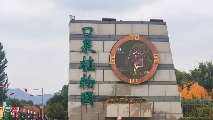 我和家人怀着激动的心情来到了口泉植物园