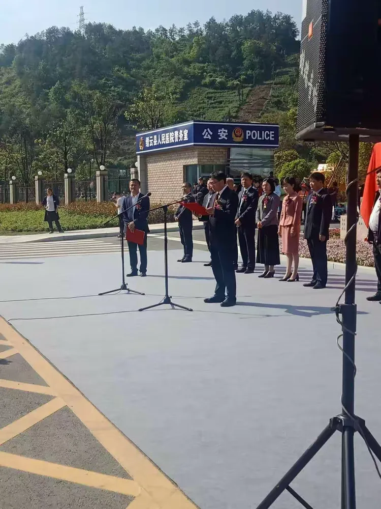 2019年4月17日，缙云户外应急救援队参与缙云人民医院搬迁，现场照片。