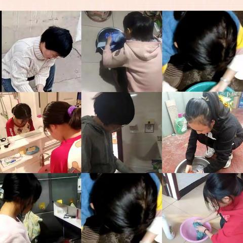 习劳知感恩 争做家务小能手——经开区第一中学2012班学生家务劳动记