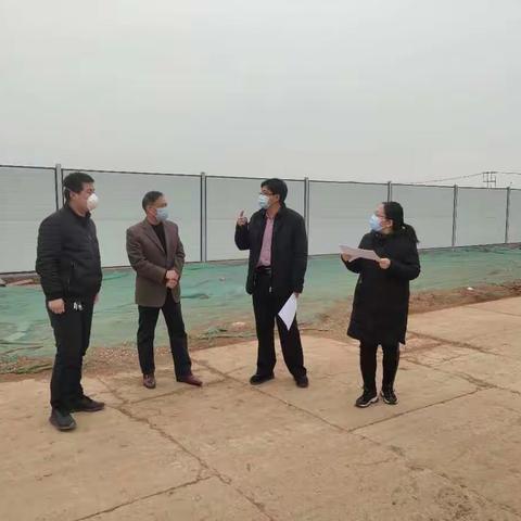 市企业复工复产帮扶领导小组项目建设组到我区督导项目开复工情况