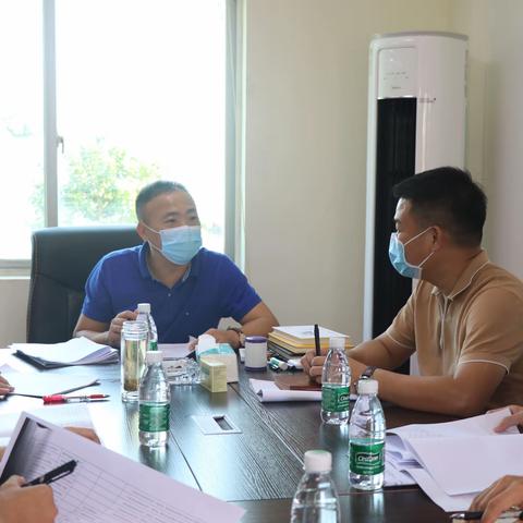 陵水县政府副县长黄文调研督导县水务集团在建项目有关工作