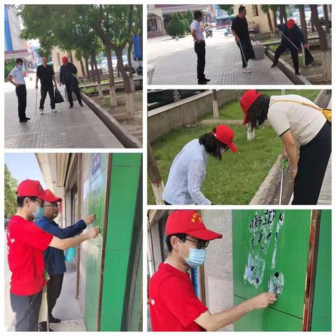 市医保局于8月12日-13日开展包街志愿服务活动，局领导现场督导。