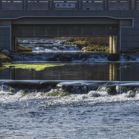 水磨河景观带